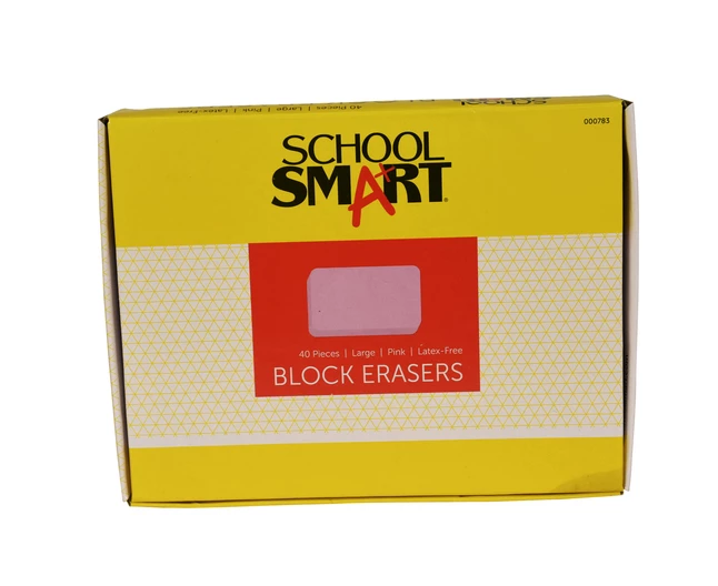 Cheapest โค๏ธ School Smart Block Erasers, Large, Pink, Pack Of 40 ๐ 3 Cheapest โค๏ธ School Smart Block Erasers, Large, Pink, Pack Of 40 ๐