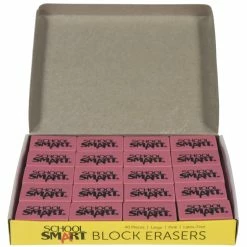 Cheapest โค๏ธ School Smart Block Erasers, Large, Pink, Pack Of 40 ๐ 8 Cheapest โค๏ธ School Smart Block Erasers, Large, Pink, Pack Of 40 ๐ -School Smart - shop 000783 B ecommfullsize