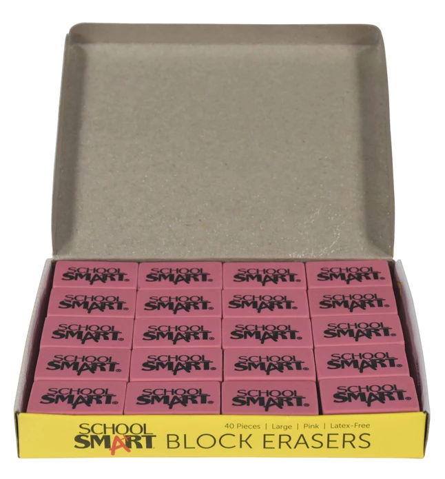 Cheapest โค๏ธ School Smart Block Erasers, Large, Pink, Pack Of 40 ๐ 5 Cheapest โค๏ธ School Smart Block Erasers, Large, Pink, Pack Of 40 ๐ - Image 3