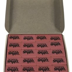 Top 10 😍 School Smart Small Pink Block Eraser, Pack Of 80 😉 -School Smart - shop 000789 B ecommfullsize