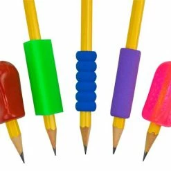 Brand new 🥰 The Pencil Grip Inc Pliable Grips, Assorted Designs, Pack Of 5 😉