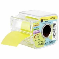 Best Pirce ⌛ Lee Products Lee Removable Wide Highlighter Tape 1-7/8 X 393 Inches, Yellow With Refillable Dispenser 💯