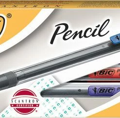 Budget 🧨 BIC Xtra Life Mechanical Pencils, 0.7 Mm Tips, Clear Barrels, Pack Of 12 🎉