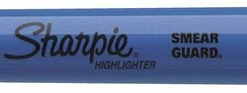 Best reviews of ✔️ Sharpie Accent Smear Guard Tank Style Highlighter, Chisel Tip, Blue, Pack Of 12 ✨