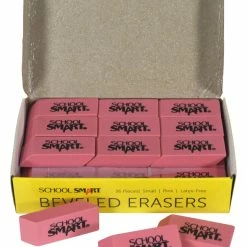 Cheapest 💯 School Smart Beveled Block Erasers, Small, Pink, Pack Of 36 😍 11 Cheapest 💯 School Smart Beveled Block Erasers, Small, Pink, Pack Of 36 😍 -School Smart - shop 077354 D ecommfullsize