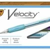 Coupon ⌛ BIC Velocity Latex-Free Mechanical Pencils With Cushioned Grips And Erasers, 0.9 Mm Tips, Aqua, Pack Of 12 🎉 -School Smart - shop 079021 ecommfullsize