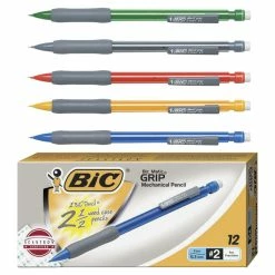 Best Sale 💯 BIC Matic Grip Mechanical Pencils, No 2, 0.7 Mm HB Tip, Assorted Colors, Pack Of 12 🔔
