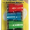 New 👏 KleenSlate Large Dry Erase Caps For Dry Erase Markers, Assorted Colors, Set Of 4 💯