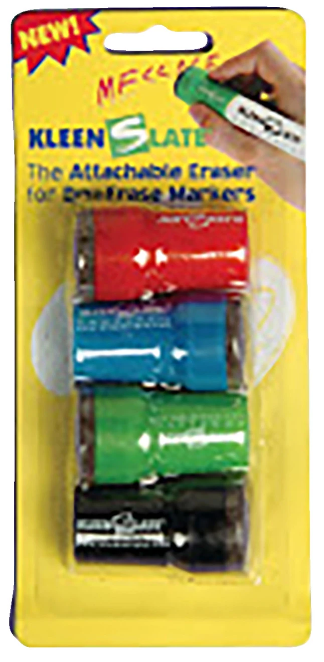 New ๐ KleenSlate Large Dry Erase Caps For Dry Erase Markers, Assorted Colors, Set Of 4 ๐ฏ 3 New ๐ KleenSlate Large Dry Erase Caps For Dry Erase Markers, Assorted Colors, Set Of 4 ๐ฏ