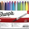Promo 🔔 Sharpie Fine Permanent Markers, Fine Tip, Assorted Colors, Set Of 24 🛒 -School Smart - shop 079673 ecommfullsize