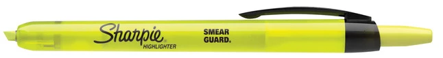 Brand new ๐ Sharpie Accent Smear Guard Non-Toxic Retractable Smear-Resistant Highlighter, Chisel Tip, Fluorescent Yellow โจ 3 Brand new ๐ Sharpie Accent Smear Guard Non-Toxic Retractable Smear-Resistant Highlighter, Chisel Tip, Fluorescent Yellow โจ