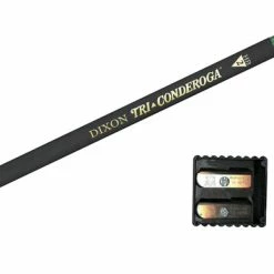 Cheapest 🎁 Ticonderoga Tri-Write Triangular Pencils With Erasers, No 2 Tip, Black, Pack Of 12 ❤️