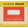 Discount 🔔 School Smart Vinyl Block Erasers, 2-1/2 X 7/8 X 1/2 Inches, White, Pack Of 20 😉