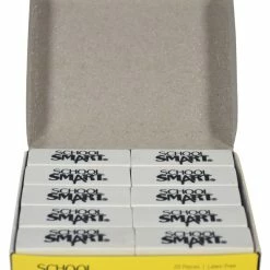 Discount ๐ School Smart Vinyl Block Erasers, 2-1/2 X 7/8 X 1/2 Inches, White, Pack Of 20 ๐ 9 Discount ๐ School Smart Vinyl Block Erasers, 2-1/2 X 7/8 X 1/2 Inches, White, Pack Of 20 ๐ -School Smart - shop 084810 B ecommfullsize