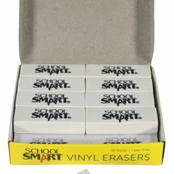 Discount ๐ School Smart Vinyl Block Erasers, 2-1/2 X 7/8 X 1/2 Inches, White, Pack Of 20 ๐ 10 Discount ๐ School Smart Vinyl Block Erasers, 2-1/2 X 7/8 X 1/2 Inches, White, Pack Of 20 ๐ -School Smart - shop 084810 C ecommfullsize