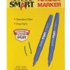 Best deal 🥰 School Smart Non-Toxic Quick-Drying Water Resistant Permanent Marker, 1 Mm Fine Tip, Blue, Pack Of 12 🛒 -School Smart - shop 085028 A ecommfullsize