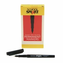 Best reviews of ⭐ School Smart Quick-Drying Permanent Markers, Ultra Fine Tips, Black, Pack Of 12 ✔️ -School Smart - shop 085032 B ecommfullsize