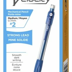 Deals 🔥 BIC Velocity Latex-Free Mechanical Pencils With Cushioned Grips And Erasers, 0.7 Mm Tips, Blue, Pack Of 12 ✨ -School Smart - shop 087122 A ecommfullsize