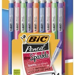 Best reviews of 🌟 BIC Xtra Sparkle Mechanical Pencils, 0.7 Mm, Sparkle Color Barrels, Pack Of 24 😉
