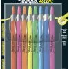 Cheapest 😀 Sharpie Accent Smear Guard Non-Toxic Retractable Highlighter Set, Chisel-Narrow Tip, Assorted Color, Set Of 8 🎁