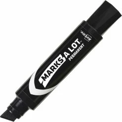 Brand new 😀 Avery Marks-A-Lot Jumbo Non-Toxic Non-Washable Permanent Marker, 5/8 Inch Chisel Tip, Black, Pack Of 12 🎁