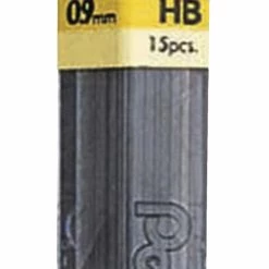 Hot Sale ❤️ Pentel Super Hi-Polymer Extra Strong Mechanical Pencil Lead Refill, 0.9 Mm, HB Bold Tip, Black, Pack Of 15 ⭐