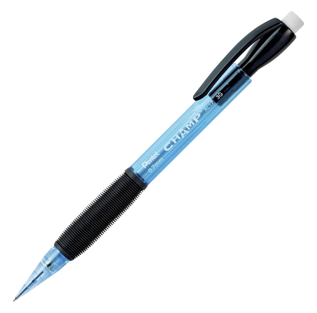Hot Sale ๐ฅฐ Pentel Champ Refillable Mechanical Pencil With Lead And Refill Eraser, 0.7 Mm Tip, Blue, Pack Of 12 ๐ฏ 4 Hot Sale ๐ฅฐ Pentel Champ Refillable Mechanical Pencil With Lead And Refill Eraser, 0.7 Mm Tip, Blue, Pack Of 12 ๐ฏ - Image 2