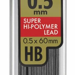 Coupon 🔔 Pentel Super Hi-Polymer Extra Strong Mechanical Pencil Lead Refill, 0.5 Mm, HB Fine Tip, Black, Pack Of 30 Lead In 1 Tube 🤩