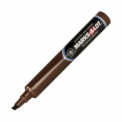 Brand new 💯 Avery Marks-A-Lot Non-Toxic Permanent Marker, 3/16 In Chisel Tip, Large, Brown Ink, Pack Of 12 😀