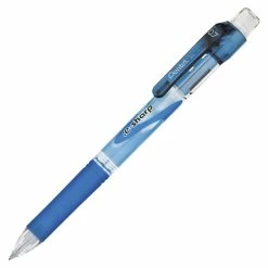 Hot Sale ✨ Pentel E-Sharp Refillable Automatic Mechanical Pencils With Lead And Refill Erasers, 0.7 Mm Stationary Tip, Blue, Pack Of 12 💯