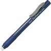 Deals 🤩 Pentel Clic Pen Style Refillable Retractable Eraser With Rubber Grip And Pocket Clip, White, Blue Barrel 😉 -School Smart - shop 1100708 SPR ecommfullsize