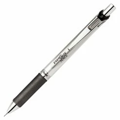 Hot Sale 🌟 Pentel EnerGize Deluxe Refillable Retractable Mechanical Pencil With Lead And Eraser, 0.5 Mm, Black, Pack Of 12 🔔