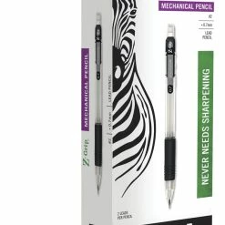 Outlet ❤️ Zebra Z-Grip Refillable Retractable Mechanical Pencils, 0.7 Mm Tip, Black 💯