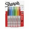 Hot Sale 😉 Sharpie Retractable Permanent Marker, Ultra Fine Tip, Assorted Colors, Set Of 8 😀 -School Smart - shop 1296235 ecommfullsize