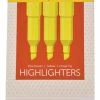Best Sale 👏 School Smart Pen Style Highlighters, Chisel Tip, Yellow, Pack Of 12 ⭐ -School Smart - shop 1298146 A ecommfullsize