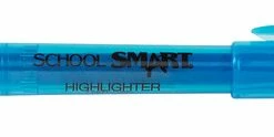 Budget 🌟 School Smart Pen Style Highlighter, Chisel Tip, Blue, Pack Of 12 🌟