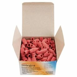 Promo 🎉 Integra Pink Pencil Cap Erasers For Standard Pencils, Pack Of 144 🎉 -School Smart - shop 1311119 B ecommfullsize