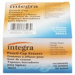 Promo 🎉 Integra Pink Pencil Cap Erasers For Standard Pencils, Pack Of 144 🎉 -School Smart - shop 1311119 C ecommfullsize