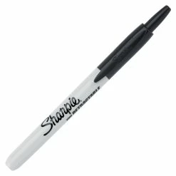 Best reviews of 🎉 Sharpie Retractable Permanent Marker, Fine Tip, Black, Pack Of 12 🛒 -School Smart - shop 1333751 B ecommfullsize