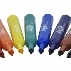 Cheap ✔️ School Smart Permanent Markers, Broad Chisel Tips, Assorted Colors, Set Of 8 ❤️ -School Smart - shop 1354254 C ecommfullsize