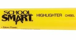 Best reviews of ✔️ School Smart Tank Style Highlighter, Chisel Tip, Yellow, Pack Of 12 ✔️