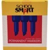 Best Pirce 😉 School Smart Non-Toxic Permanent Marker, Broad Chisel Tip, Blue, Pack Of 12 🎁