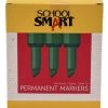 Discount 🧨 School Smart Non-Toxic Permanent Marker, Broad Chisel Tip, Green, Pack Of 12 ⭐ -School Smart - shop 1354261 A ecommfullsize