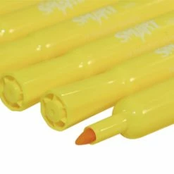 Cheapest ✨ School Smart Non-Toxic Permanent Marker, Broad Chisel Tip, Yellow, Pack Of 12 🤩 -School Smart - shop 1354262 C ecommfullsize