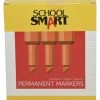 Brand new 🎁 School Smart Non-Toxic Permanent Marker, Broad Chisel Tip, Orange, Pack Of 12 👏 -School Smart - shop 1354263 A ecommfullsize
