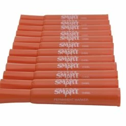Brand new 🎁 School Smart Non-Toxic Permanent Marker, Broad Chisel Tip, Orange, Pack Of 12 👏 -School Smart - shop 1354263 B ecommfullsize