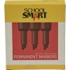 Deals 🎉 School Smart Permanent Marker, Broad Chisel Tip, Brown, Pack Of 12 🔔 -School Smart - shop 1354265 A ecommfullsize