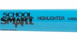 Deals ✔️ School Smart Non-Toxic Tank Style Highlighter, Chisel Tip, Blue, Pack Of 12 ⌛