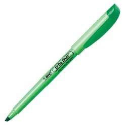 New ⌛ BIC Brite Liner Chisel Tip Pocket Style Highlighter, Green, Pack Of 12 ⌛