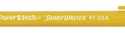 Best Sale 🎉 Paper Mate Sharpwriter Disposable Mechanical Pencils, 0.7 Mm Shock-Absorber Tips, Yellow, Pack Of 12 🎁